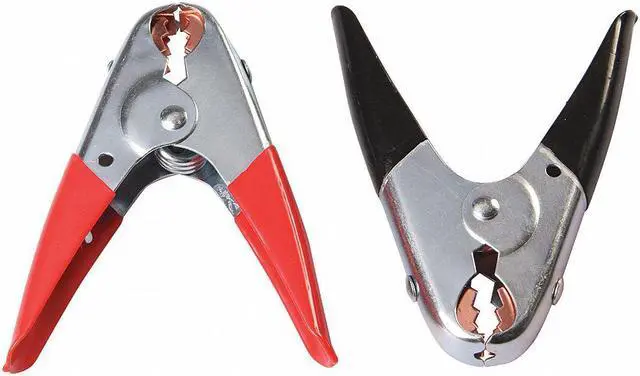 Alt view image 2 of 2 - WESTWARD 23PC40 Heavy Duty Boost Cable Clamp,800A,Rd/Blk
