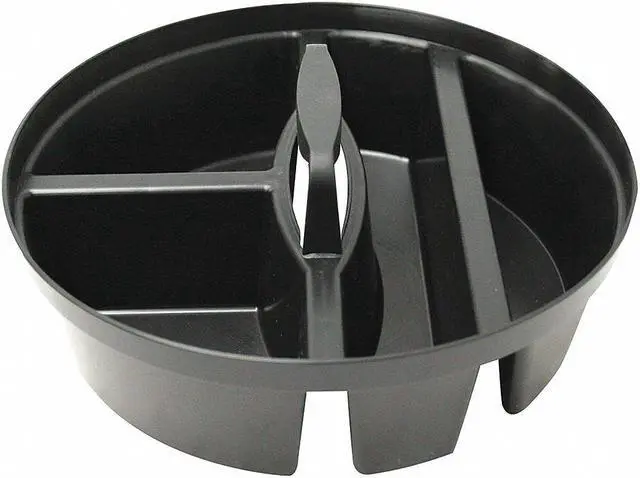 Main image of WESTWARD 38XX90 Accessory Tray, Plastic, Black, 4-1/4" Height