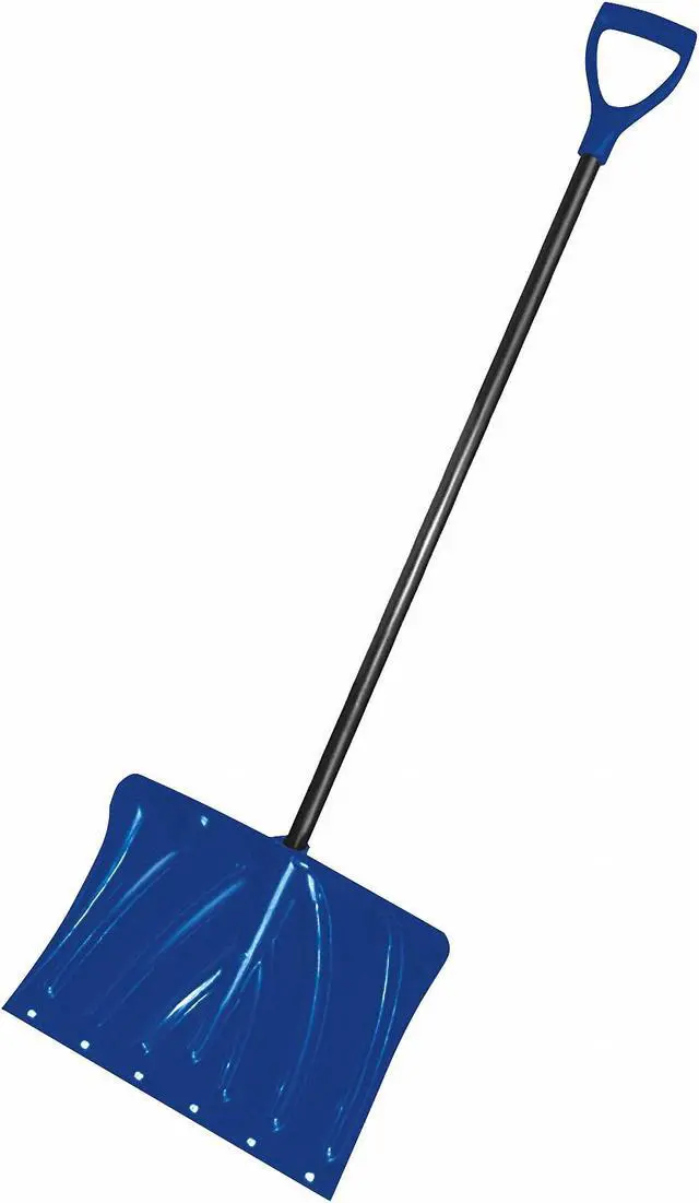 Alt view image 2 of 2 - ZORO SELECT 21AC99 Snow Shovel, 18 in W x Plastic, Steel Blade, 37 in L Steel