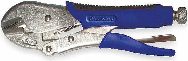 Alt view image 3 of 3 - WESTWARD 1ECG2 10 in Locking Adjusting Deluxe Cushion Grip Locking Plier