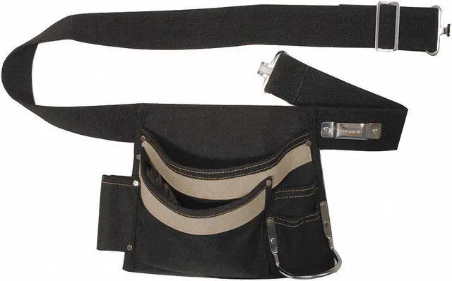 Alt view image 2 of 3 - Tool Pouch, Tan/Bla, 46 In Waist, 6 Pockets