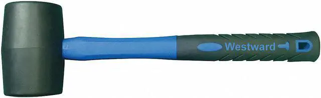 Main image of WESTWARD 22PN83 Mallet,Fiberglass/PVC,16 oz.,12-5/8 In L