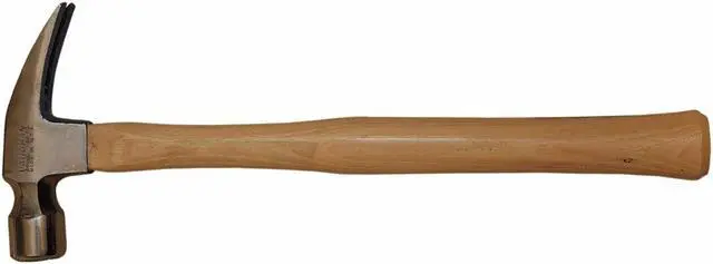Main image of WESTWARD 6DWH8 Rip-Claw Hammer,Hickory,Milled,24 Oz