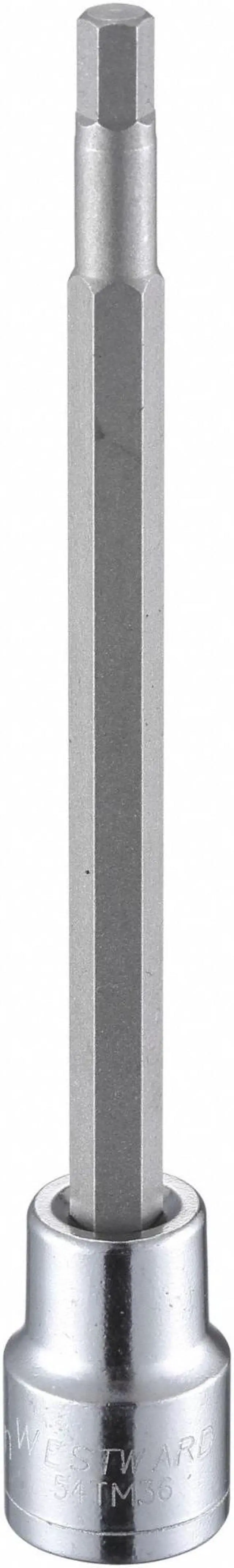 Main image of WESTWARD 54TM36 3/8" Dr., 4-13/16" L Hex Socket Bit, 5mm Tip