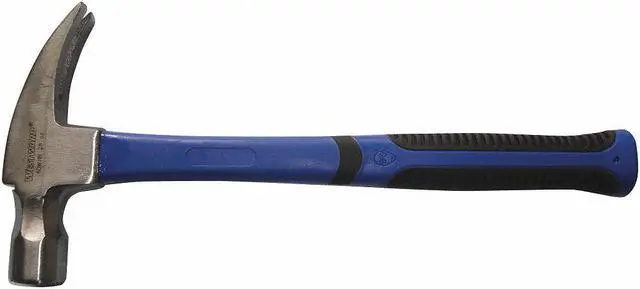 Alt view image 3 of 3 - WESTWARD 6DWJ1 Framing Hammer,Fiberglass,Axe,28 Oz