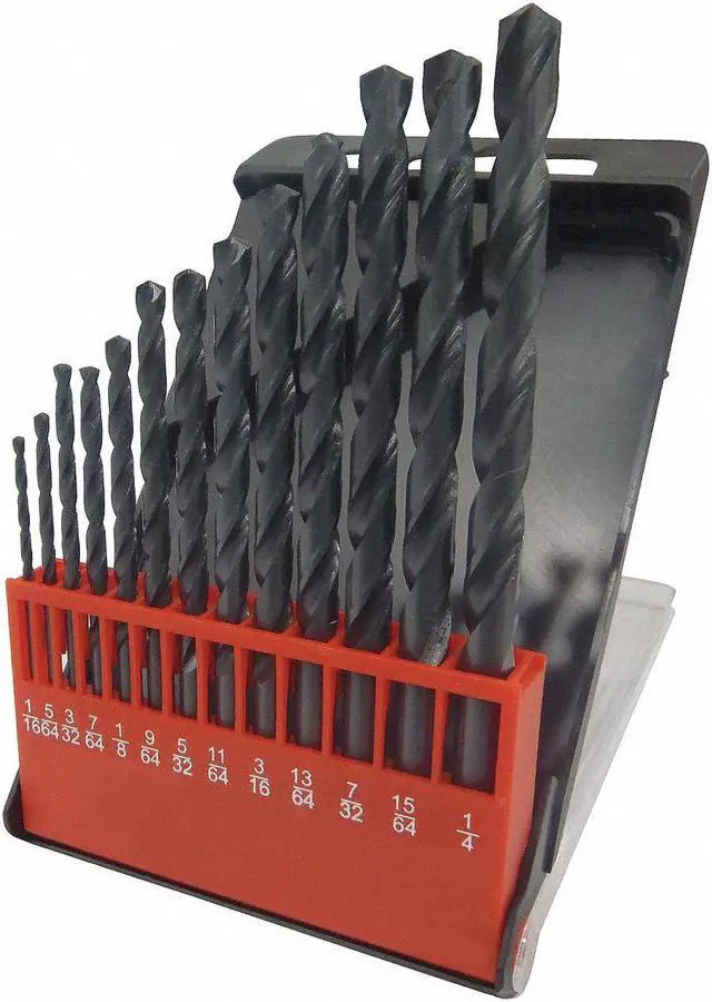 Alt view image 2 of 3 - Jobber Length Drill Bit Set, 13 pcs