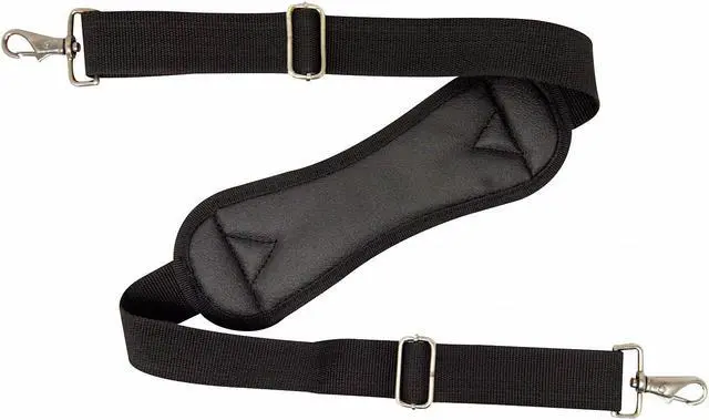 Alt view image 3 of 5 - Padded Shoulder Strap, Adj, Blk, 53 In