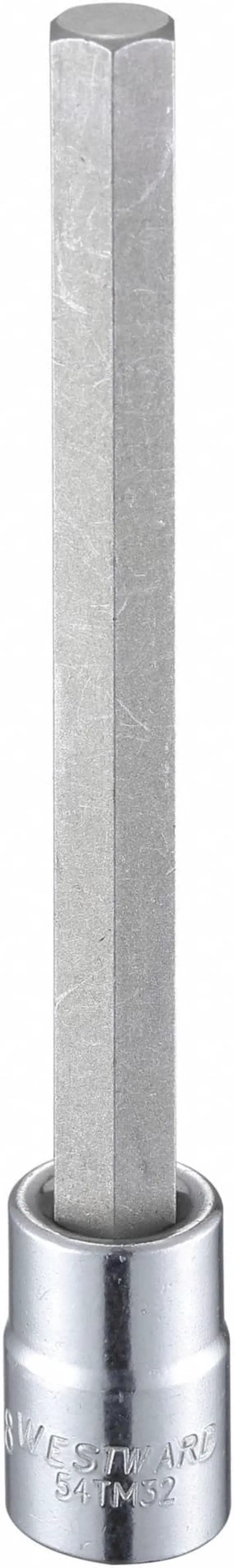 Main image of WESTWARD 54TM32 3/8 in Drive Hex Socket Bit SAE 3/8 in Tip, 4 13/16 in L