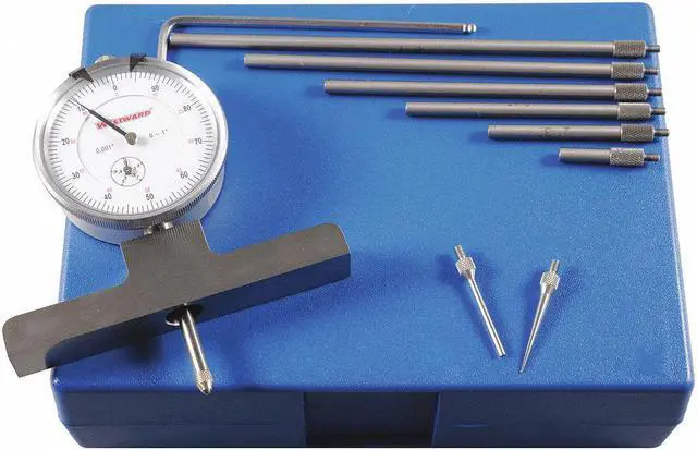 Alt view image 2 of 2 - WESTWARD 4KY23 Gage,Dial Depth,0-22