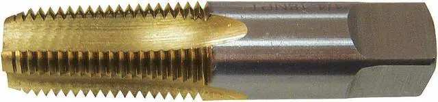 Alt view image 2 of 2 - WESTWARD 5TWY1 Pipe Tap , 3/8"-18 , Semi-Bottoming , 4 Flutes, NPT