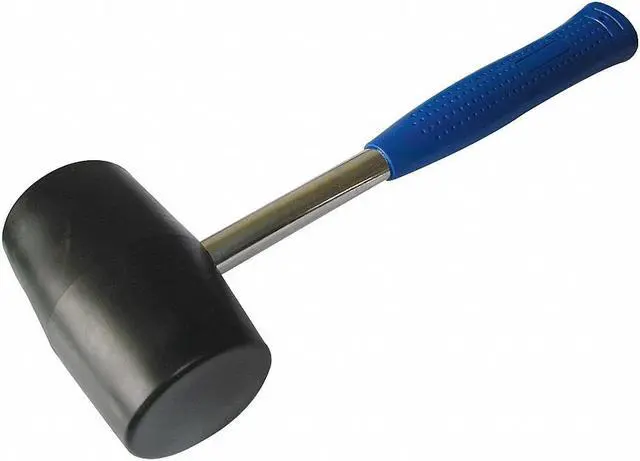 Alt view image 2 of 2 - WESTWARD 22PN86 Mallet,Steel/PVC,12 oz.,11-3/4 In. L