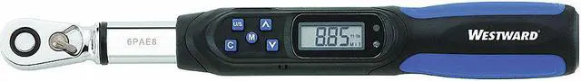 Alt view image 3 of 4 - WESTWARD 6PAE8 Elect Torque Wrench,Mini,1/4 In,Fixed