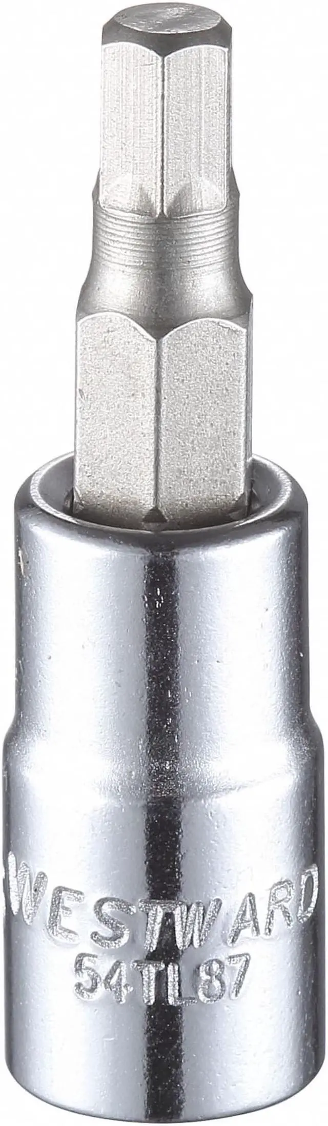 Main image of WESTWARD 54TL87 3/16" Tip, SAE Hex Socket Bit, 1-1/2" L