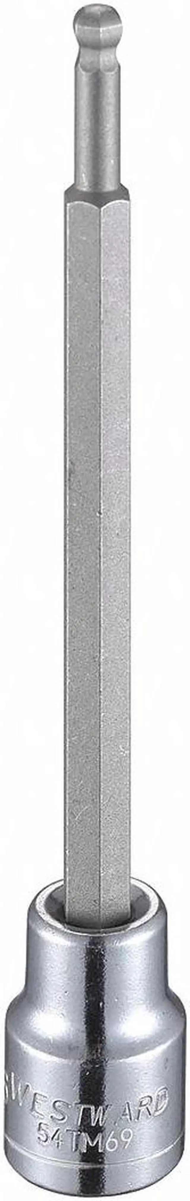 Alt view image 2 of 2 - WESTWARD 54TM69 5 mm Tip, Socket Bit Metric 3/8 in Drive