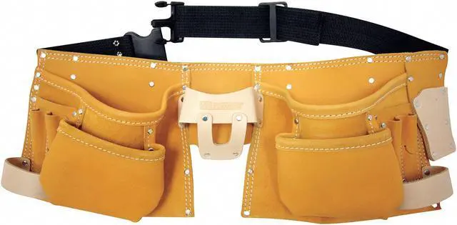 Alt view image 2 of 5 - Carpenters Apron w/Belt, 12 Pkt, To 50 In