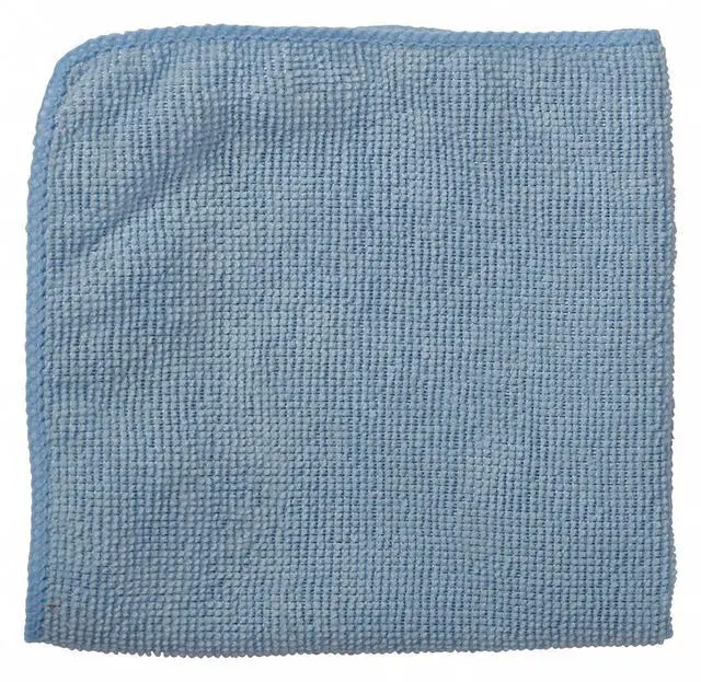 Alt view image 6 of 20 - Rubbermaid Commercial Microfiber Cleaning Cloths 12 x 12 Blue 24/Pack 1820579