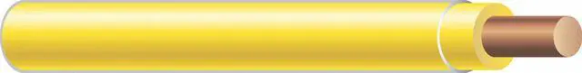 Main image of SOUTHWIRE 11592301 THHN Building Wire, Copper, 12 AWG, 1C, Yellow, Solid, 500 ft