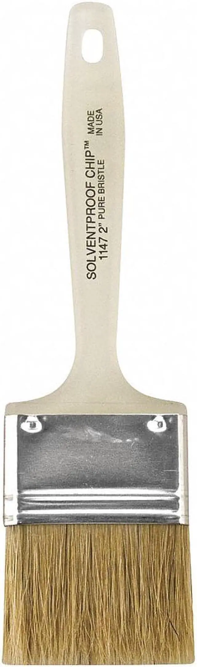 Main image of WOOSTER W1147-2 2" Chip Soft, White China Bristle, Paint Brush, Plastic Handle