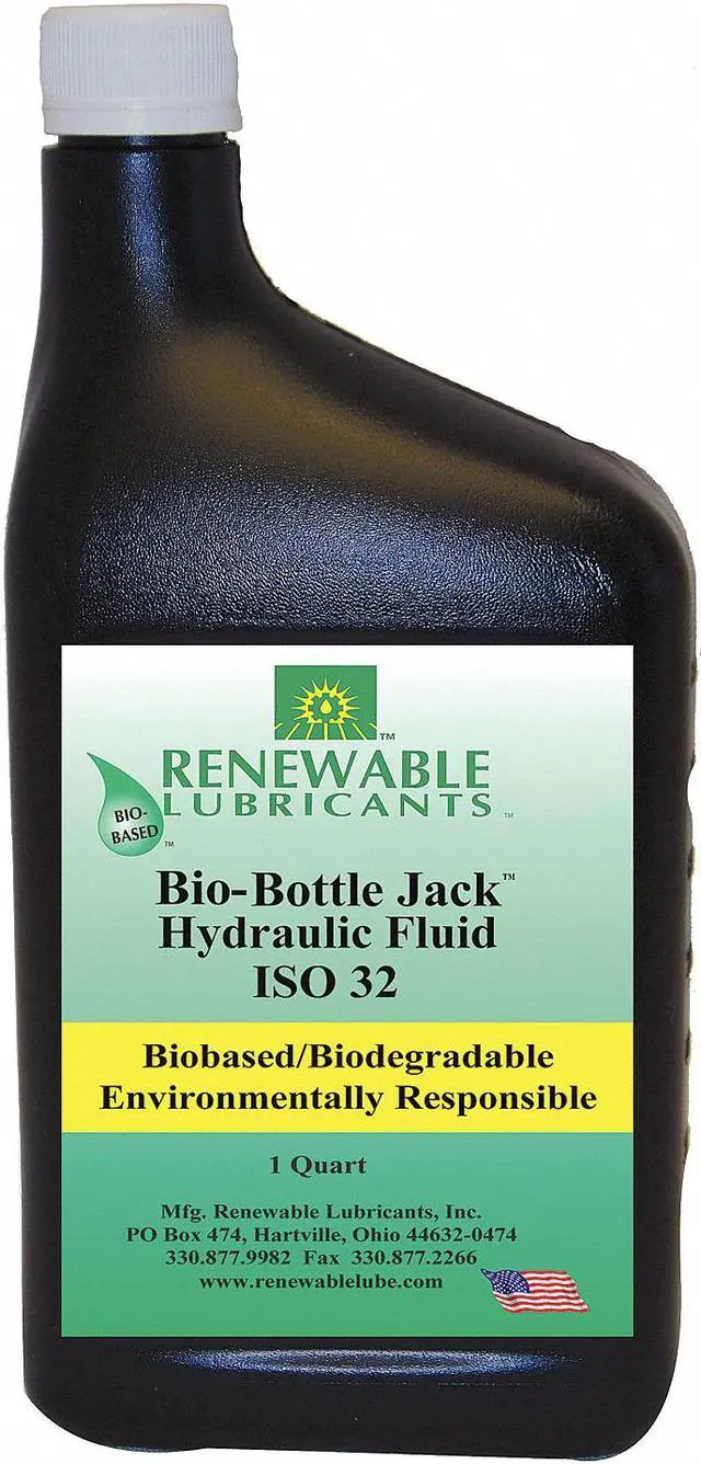 Main image of Renewable Lubricants Biodegradable Hydraulic Fluid,1 Qt  81631