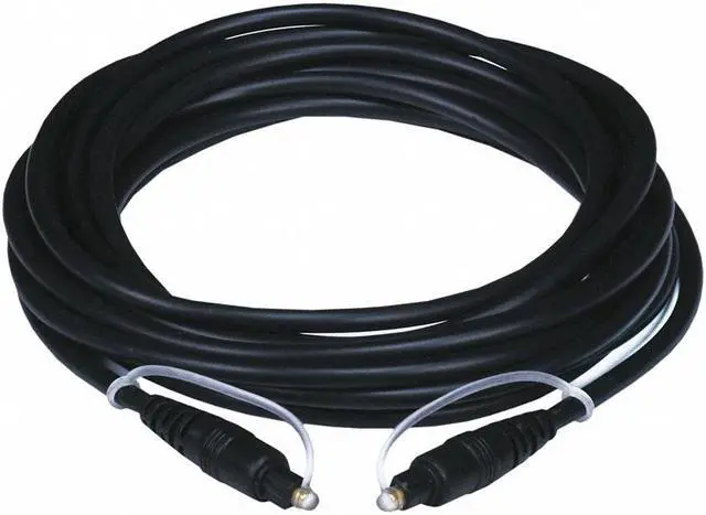 Alt view image 5 of 11 - Monoprice S/PDIF (Toslink) Digital Optical Audio Cable - 15 Feet | Gold Plated Ferrule,Molded Strain Relief