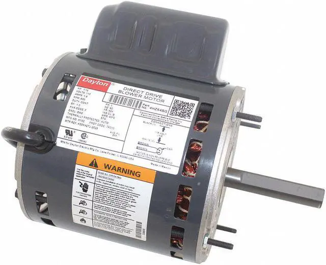 Alt view image 2 of 3 - DAYTON 4HZ64BG Motor,PSC,1/12 HP,850 RPM,115V,48Y,OAO