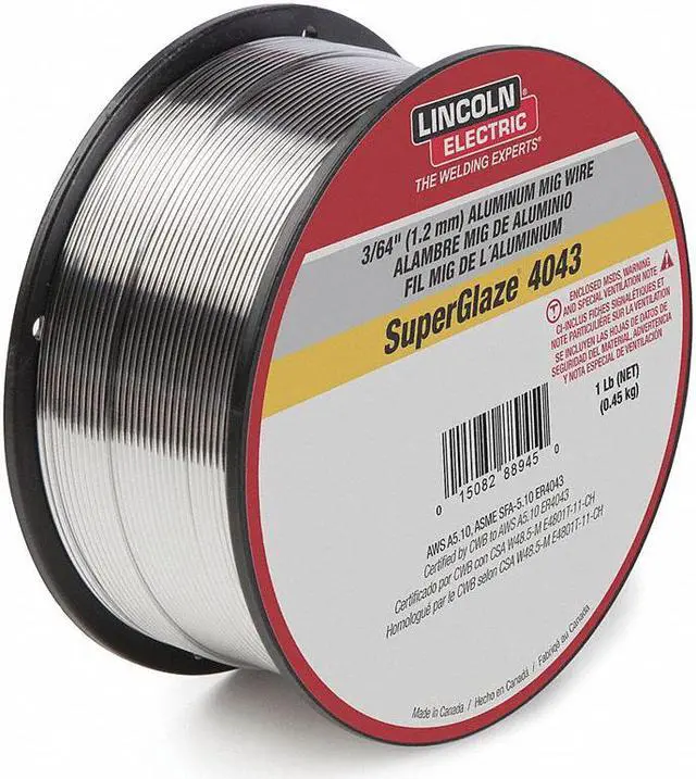 Alt view image 4 of 4 - LINCOLN ELECTRIC ED030312 MIG Welding Wire,5356,.035,Spool