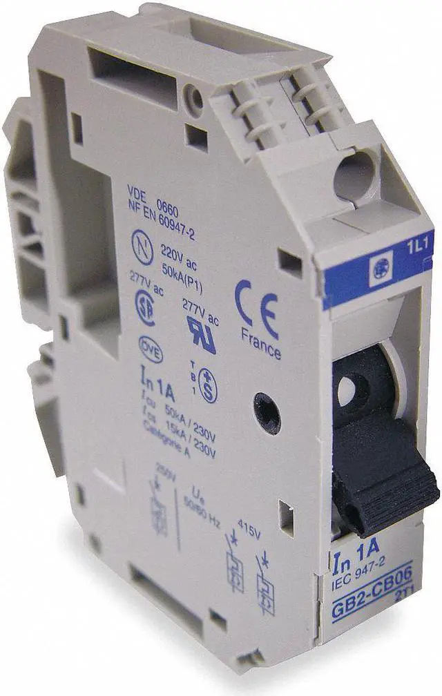 Main image of SCHNEIDER ELECTRIC GB2CB06 Motor Circuit Breaker, TESYS Series, 1A, 1 Pole,