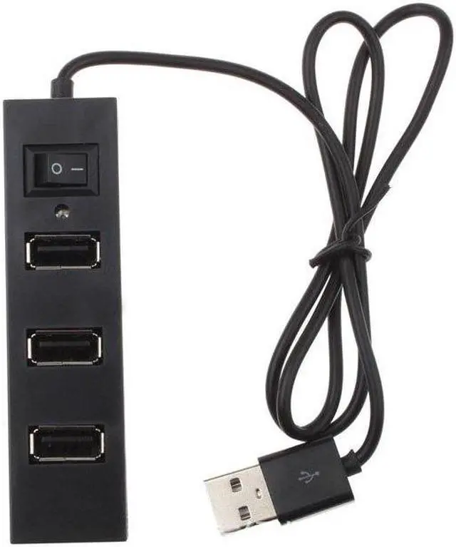 Main image of External USB Hub Expansion USB2.0 On/Off Switch Splitter 4 Ports for Windows for XP Vista 7 for Mac OS 9.1 USB2.0 Hubs