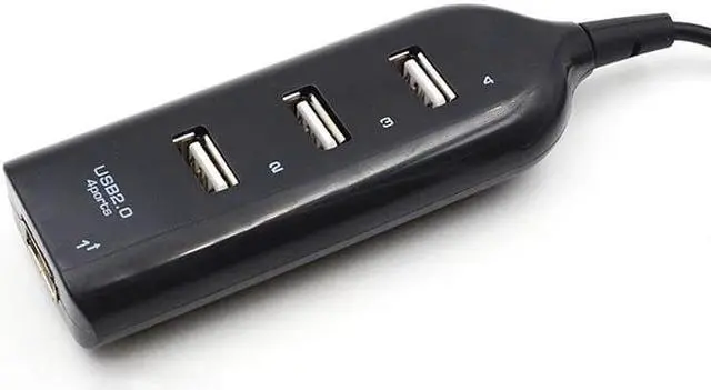 Alt view image 4 of 6 - High Speed Micro Mini 4 Port USB 1.1 Hub USB Port For Laptop PC Computer Laptop Peripherals Accessories