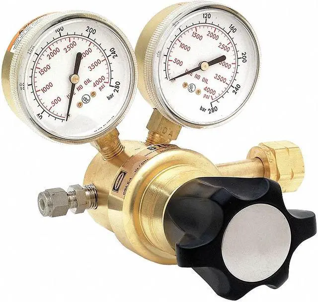 Alt view image 3 of 4 - HARRIS KH1114 High Pressure Gas Regulator, Argon, Helium, Nitrogen, Single
