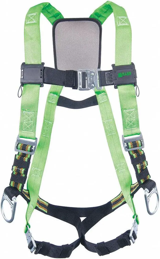 Alt view image 4 of 4 - HONEYWELL MILLER P950QC-7/UGN Full Body Harness, Vest Style, L/XL, Polyester,