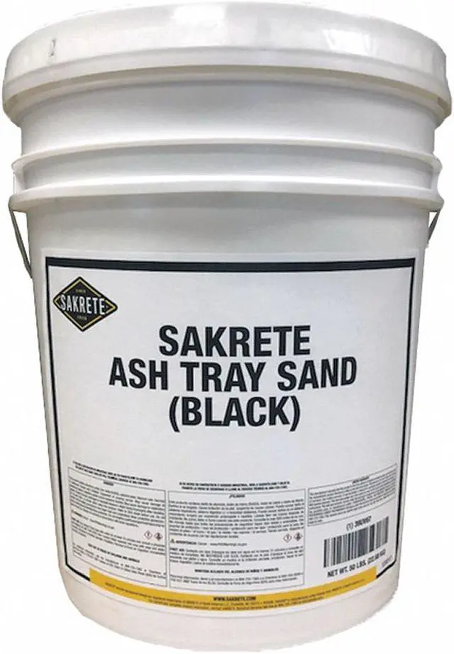 Alt view image 2 of 3 - SAKRETE 120017 Ash Tray Sand,50 lb.,Black