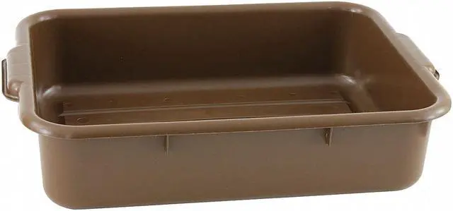 Main image of CRESTWARE BT5BR Bus Tub,Polypropylene,Brown