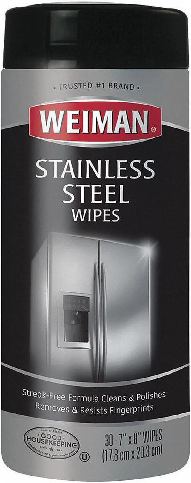 Alt view image 3 of 20 - Weiman 30 Count Stainless Steel Cleaning Wipes