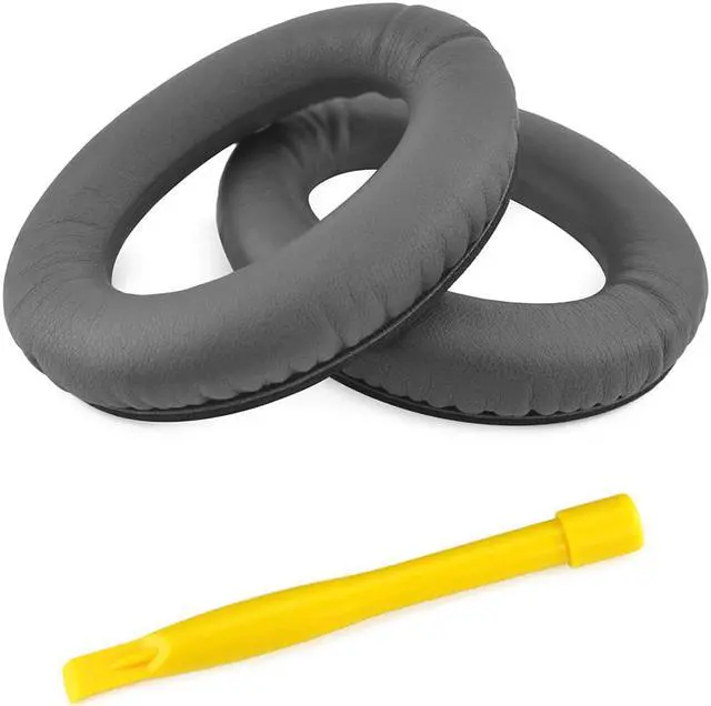 Alt view image 4 of 8 - Geekria Replacement Ear Pads for Bose QuietComfort 35, QC35, QC25, QC2, QC15, Around-Ear AE2, AE2i, AE2w Headphones (Dark Gray)