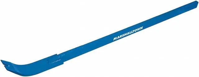 Alt view image 2 of 3 - Pry Bar, Open Angle, 56 x3-1/4 in, Stl, Blue