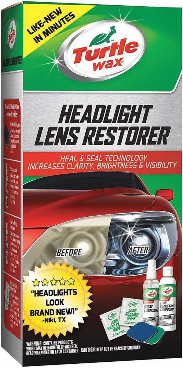 Main image of TURTLE WAX T240KT Headlight Lens Restoration Kit