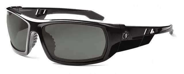 Alt view image 5 of 7 - Ergodyne Smoke Lens Safety Glasses w/Fog-Off Black 50033
