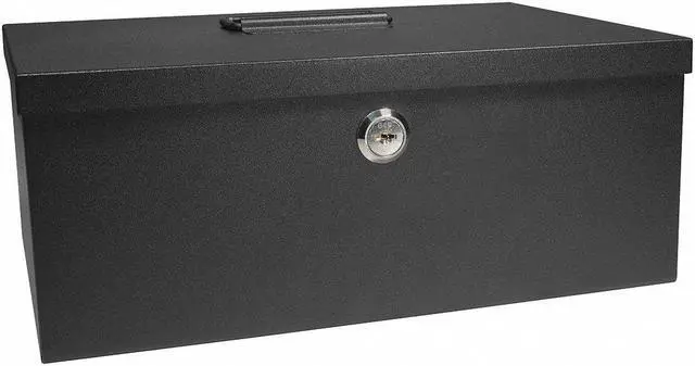 Alt view image 15 of 20 - Cash Box and 6 Compartment Coin Tray with Key Lock