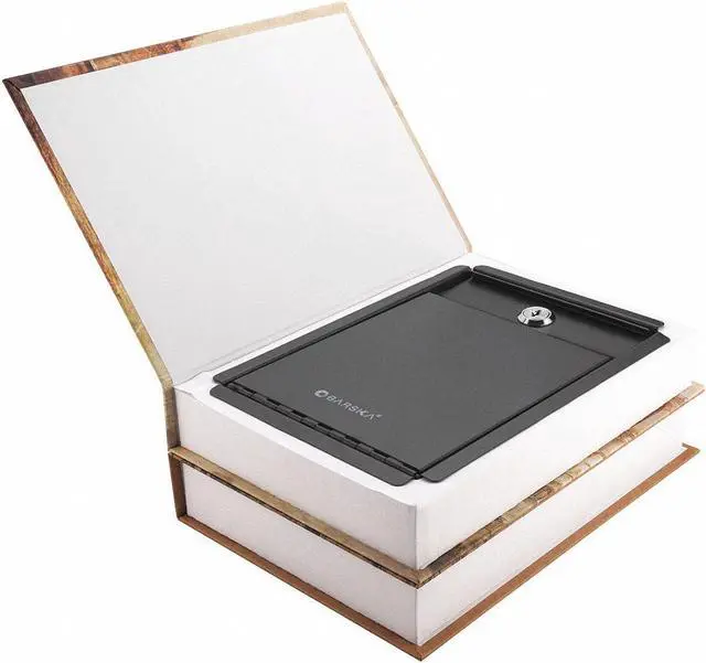 Alt view image 10 of 14 - Barska CB12470 Paris & London Dual Book Lock Box With Key Lock