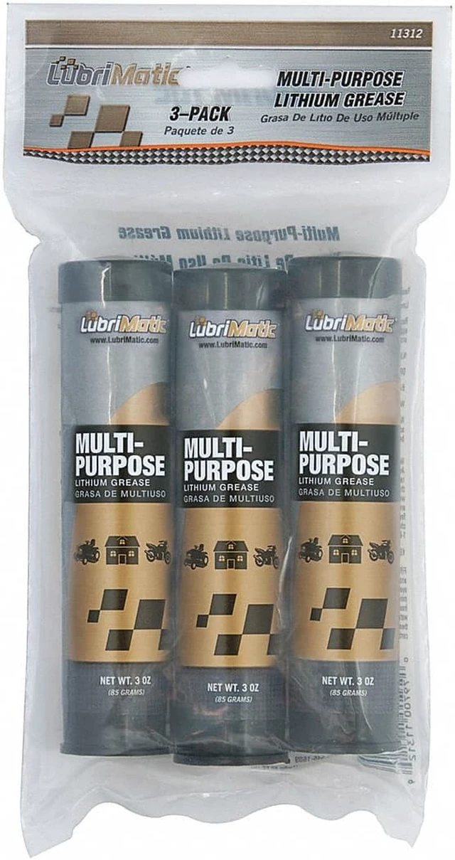 Main image of Black, Lithium, Multipurpose Grease, 3 oz., 2 NLGI Grade, PK 3