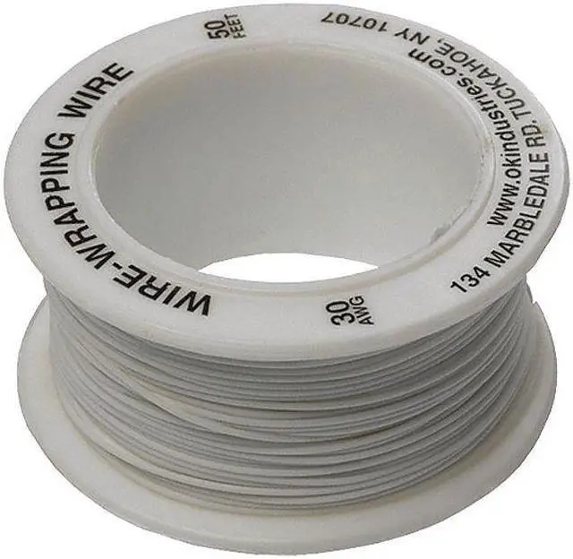 Alt view image 2 of 2 - OK INDUSTRIES R-30W-0050 30 AWG Wire Wrapping Wire 50 ft. WT