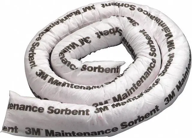 Main image of 3M M-MB308 Absorbent Boom,Maintenance,8 ft. L,PK6