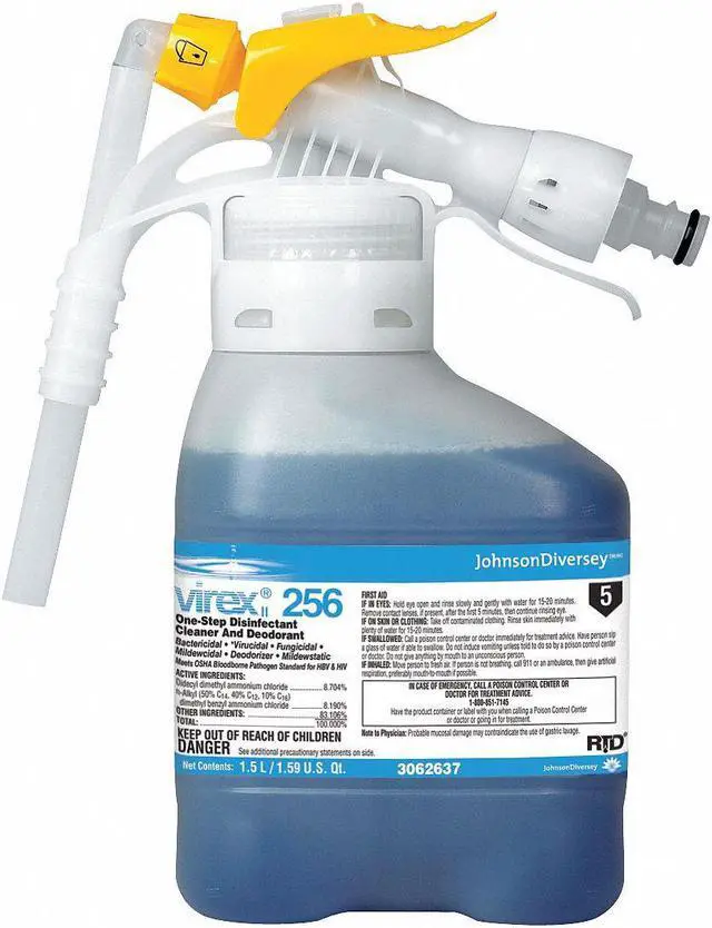 Main image of Diversey Cleaner and Disinfectant For Use With RTD Chemical Dispenser, 2 PK
