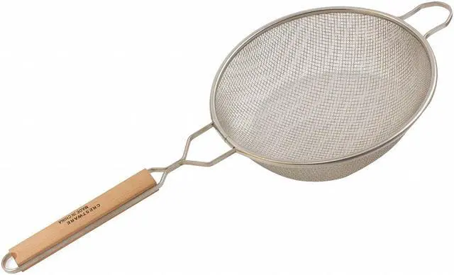 Main image of Crestware 6-Inch Medium Double Mesh Strainer
