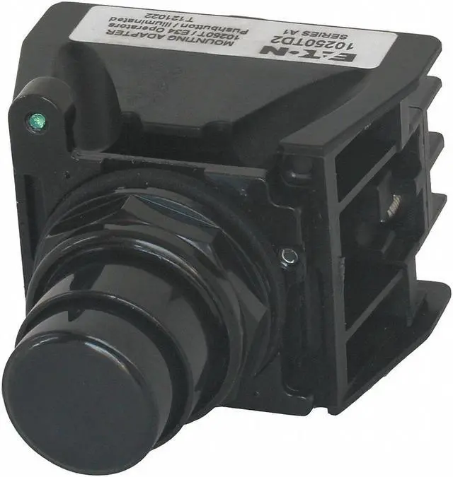 Main image of EATON E34EX708B Push Button with Contacts,Black,Extended