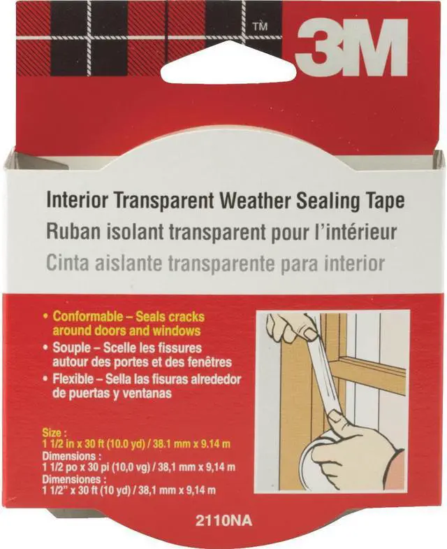 Alt view image 5 of 10 - 3M 1-1/2X30 Int Weatherseal 2110 Unit: EACH