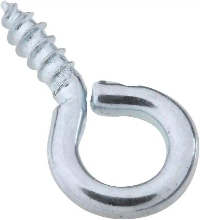 Alt view image 2 of 7 - National #216-1/2 Zinc Small Screw Eye (14 Ct.) N118356