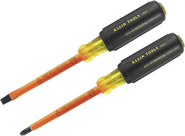 Alt view image 4 of 15 - Klein Screwdriver Set Ins Strt-Phil 2 Piece Klein Tools Screwdriver Sets