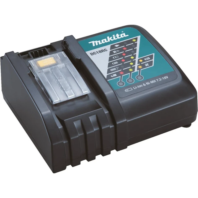 Alt view image 9 of 11 - Makita DC18RC 18V LXT Lithium-Ion Rapid Tool Battery Charger Charge - DC18RA